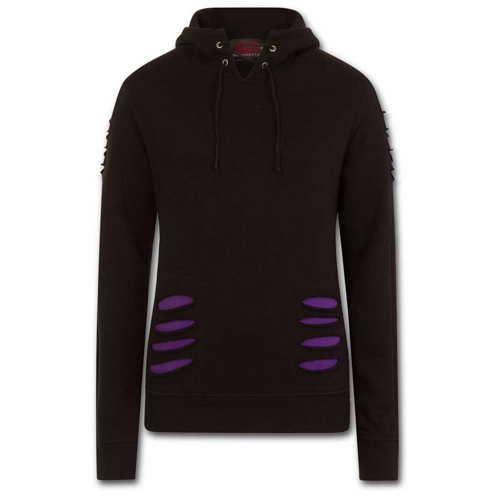 Spiral - GOTHIC ROCK Hoodie - Black/Purple